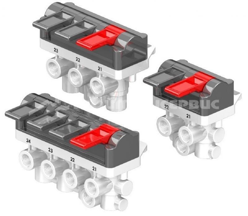 Пневмокнопка (одинарная с датчиком) ELECTRICAL DUMP AIR BUTTON 4 HOLE SINGLE 6RR32K101BE Пневмокнопка (одинарная с датчиком) ELECTRICAL DUMP AIR BUTTON 4 HOLE SINGLE 6RR32K101BE
