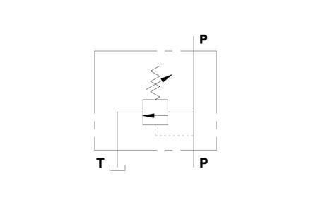 Клапан предохранительный VMP 3/8'' 10-50 BAR (V0700/50)