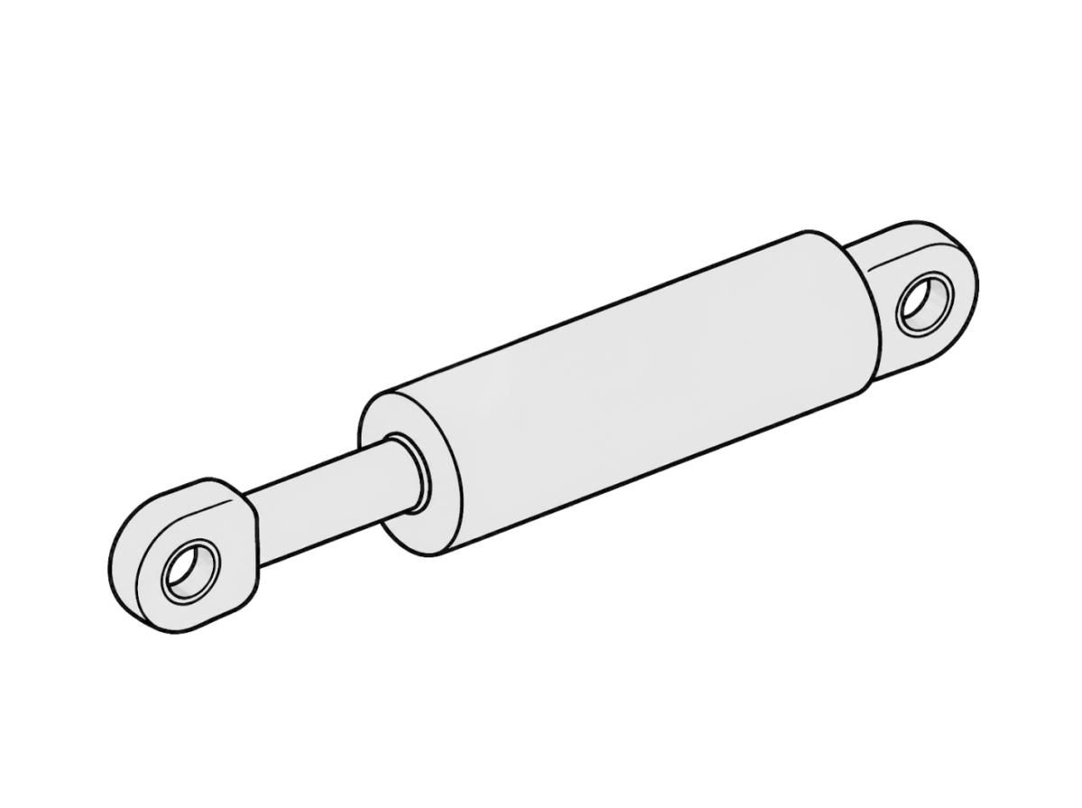 Гидроцилиндр поворота отвала ЦГ-100.50х1000.11