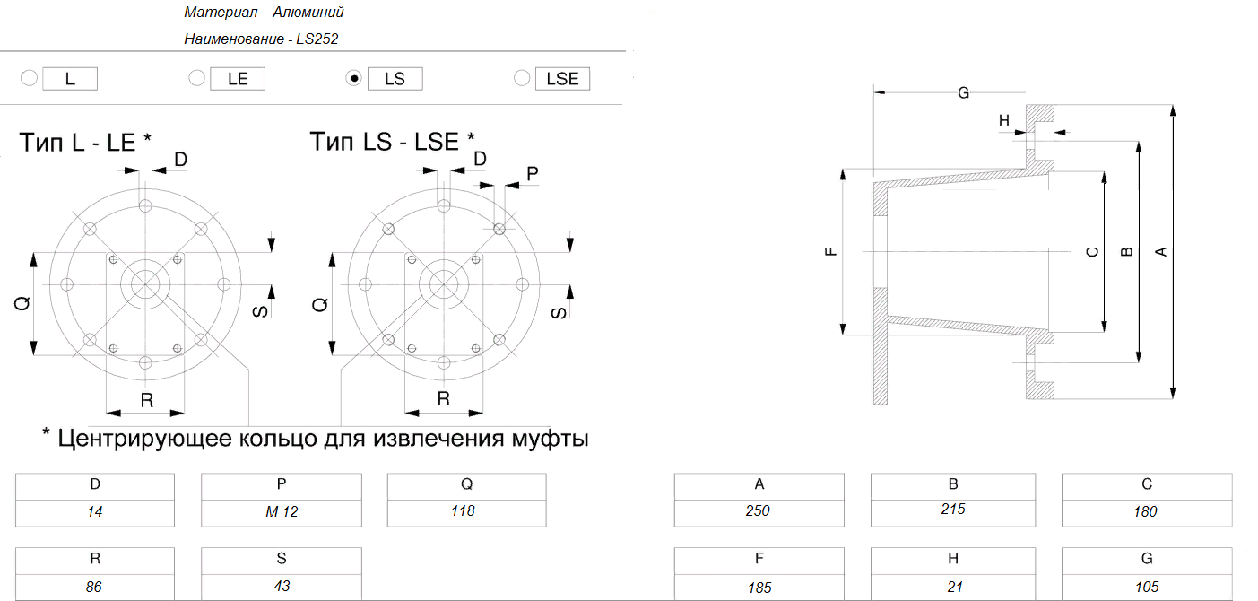 Колокол гидростанции LS252 по цене 2 180 руб. - купить с доставкой по  Ростову-на-Дону, применяемость: Производство маслостанций на высокое  давление до 700 бар (70 Mpa)